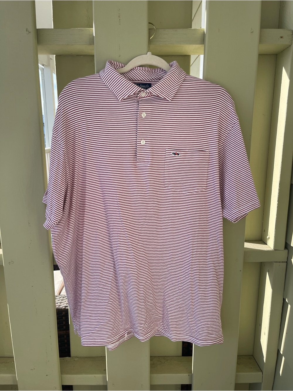 Fish Hippie Co. Pamlico Stripes Polo Shirt